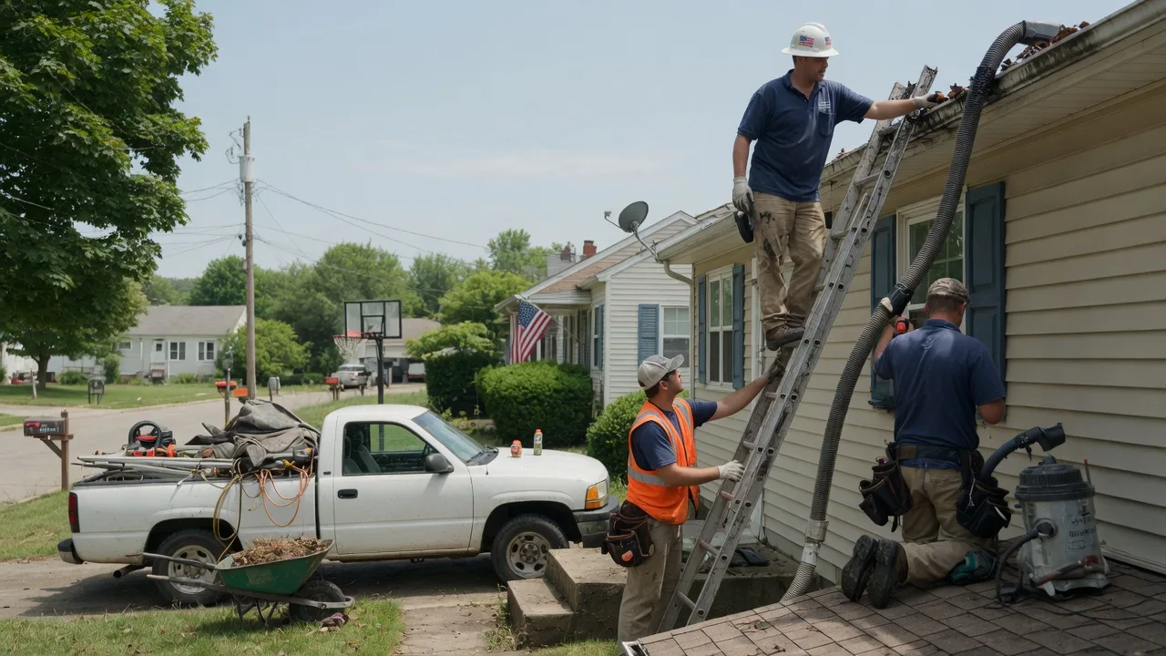 Gutter Installation in Darrouzett, TX near me